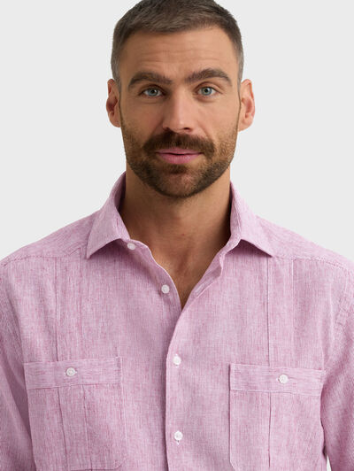 CUBANA LINO MIL RAYAS BURDEOS