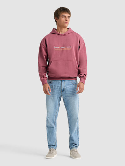 SUDADERA FOREVER ROJO