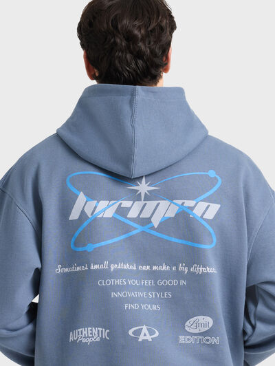 SUDADERA AUTHENTIC AZUL