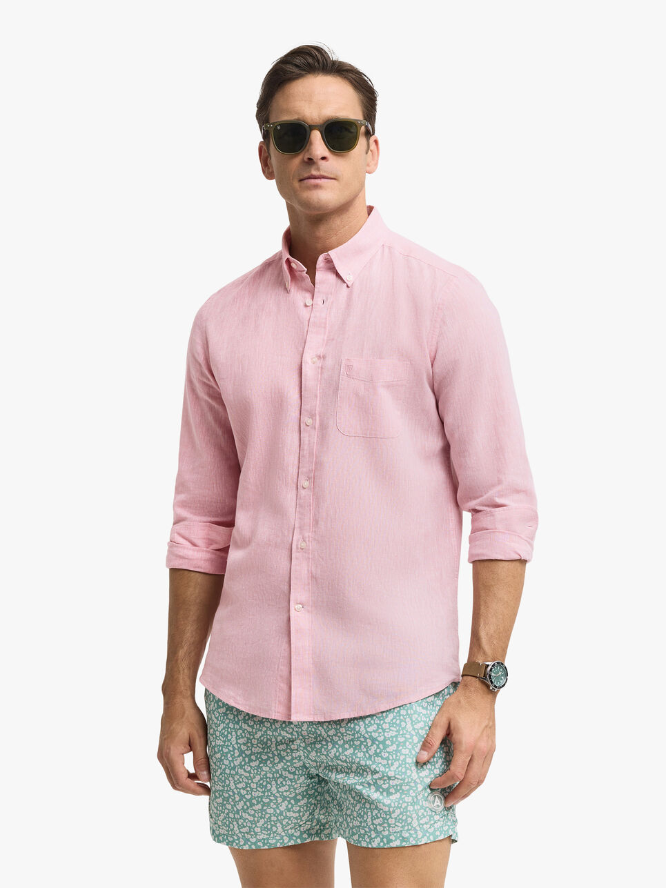 CAMISA LINO BOLSILLO