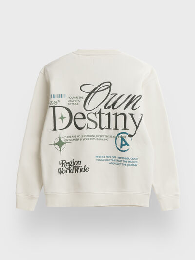 SUDADERA DESTINY CRUDO