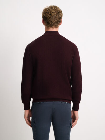 JERSEY CREMALLERA BURDEOS
