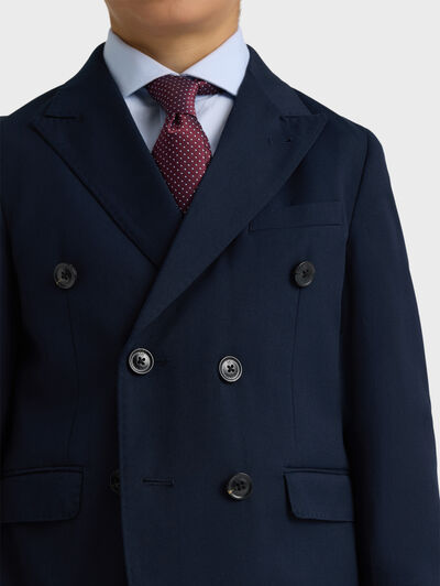 BLAZER CRUZADO KIDS AZUL MARINO