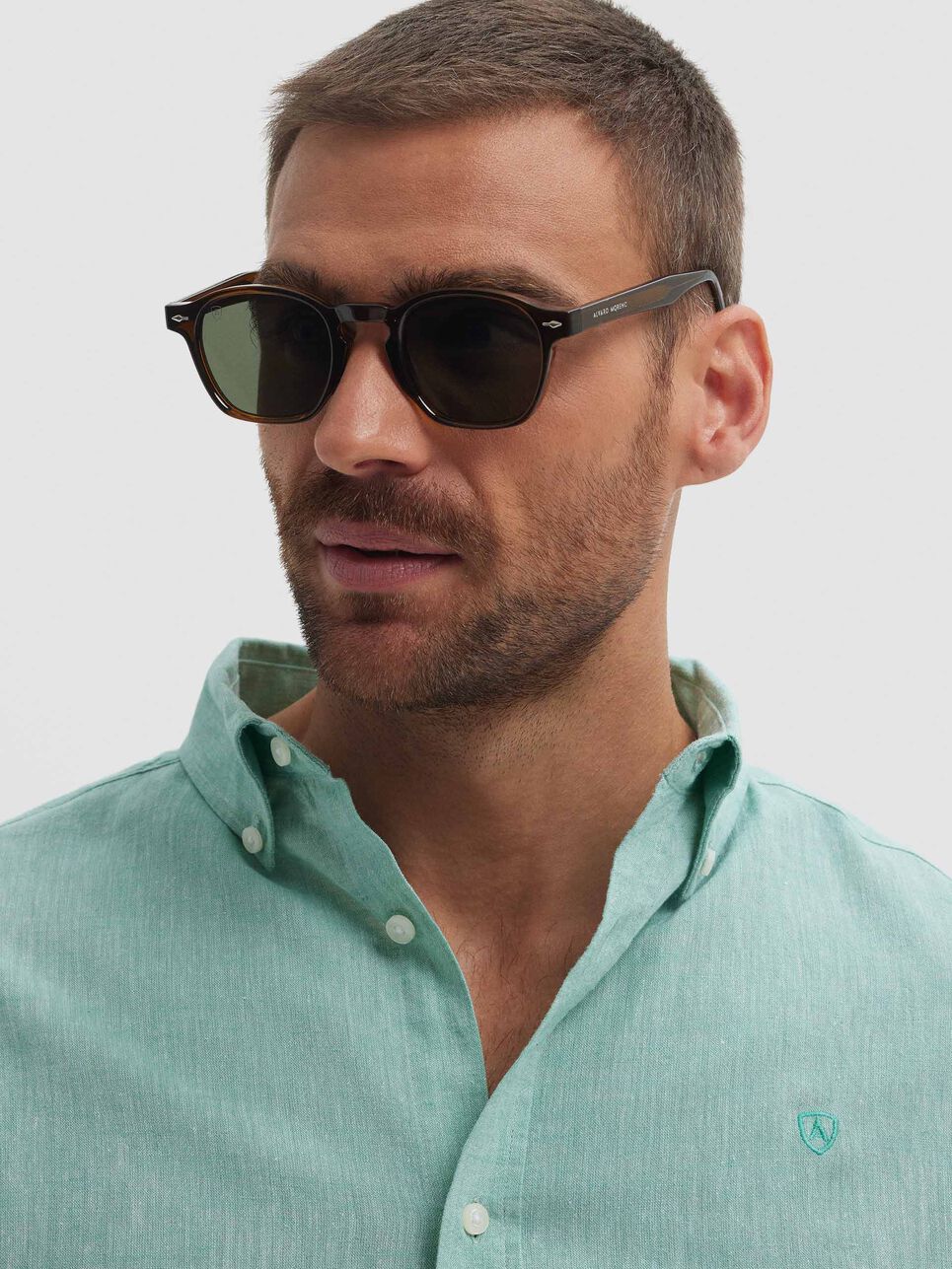 CAMISA LINO C. BOTON