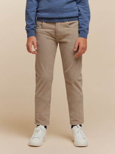 PANTALON MICROPANA KIDS BEIGE