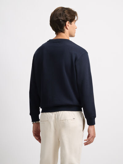 SUDADERA BASICA AZUL MARINO