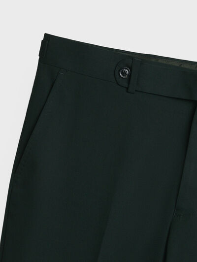 PANTALON DOPPIO PLAIN VERDE