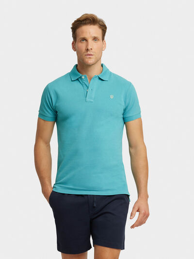 POLO TRENDY TURQUESA