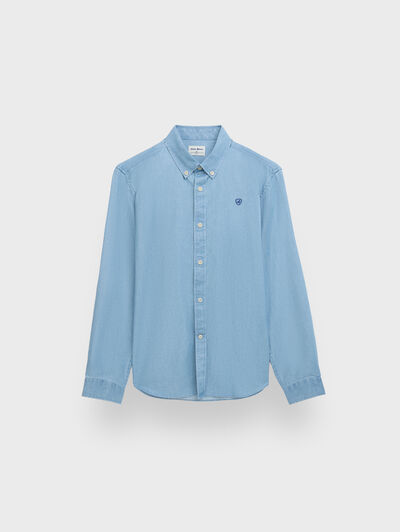 CAMISA DENIM KIDS AZUL