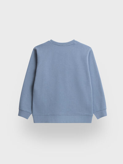 SUDADERA BASIC KIDS AZUL