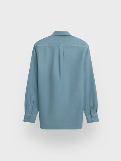 CAMISA OXFORD DYE AZUL