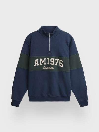 SUDADERA HORIZON AZUL MARINO