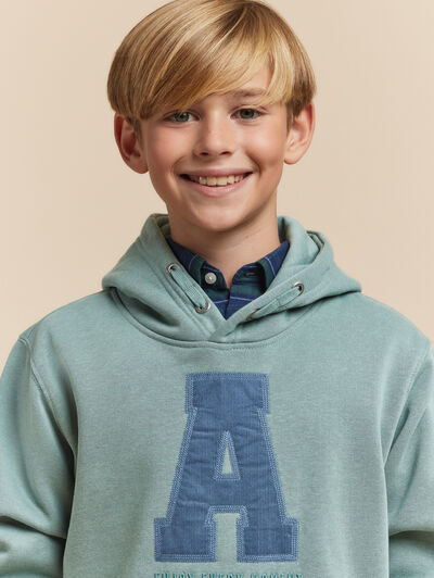 SUDADERA MOMENT KIDS VERDE
