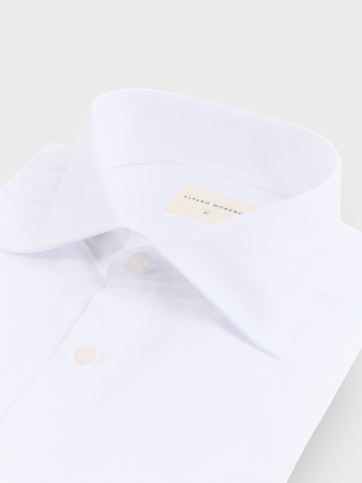 CAMISA DIAGONAL ROMA BLANCO