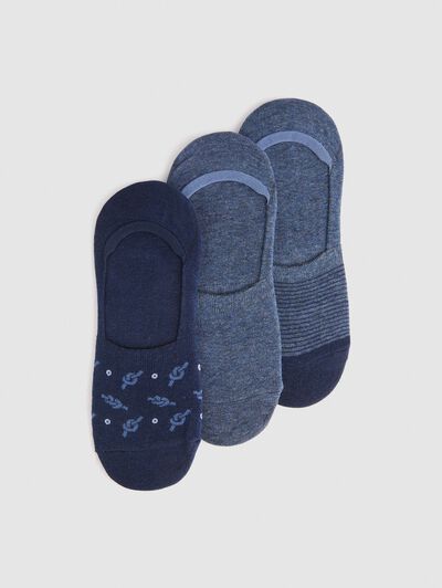 CALCETINES INVISIBLES AZUL