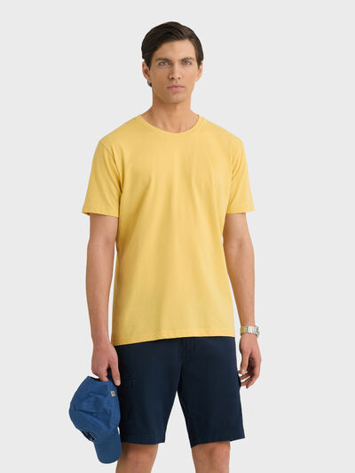 CAMISETA MELANGE AMARILLO