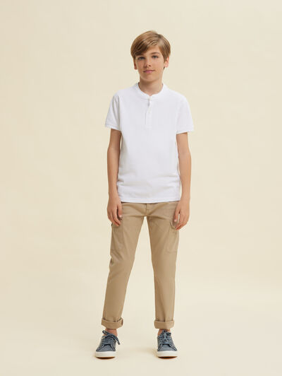 POLO MAO KIDS BLANCO