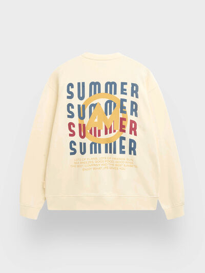 SUDADERA SUMMER BEIGE