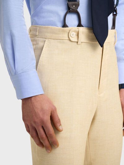 PANTALON CAPO ESTRUCTURA AMARILLO