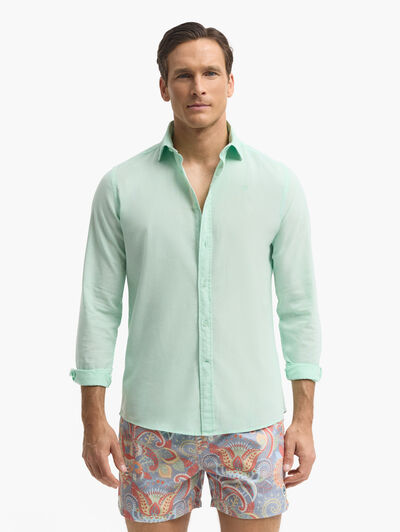 CAMISA LINO GD VERDE