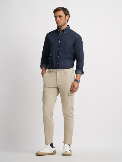 PANTALON CARGO ELVIS BEIGE
