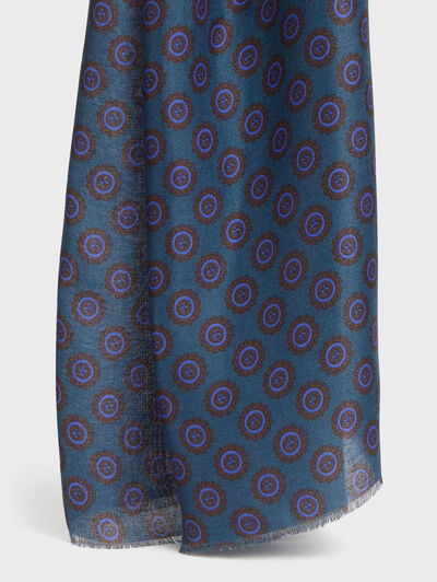 FOULARD PRINT AZUL