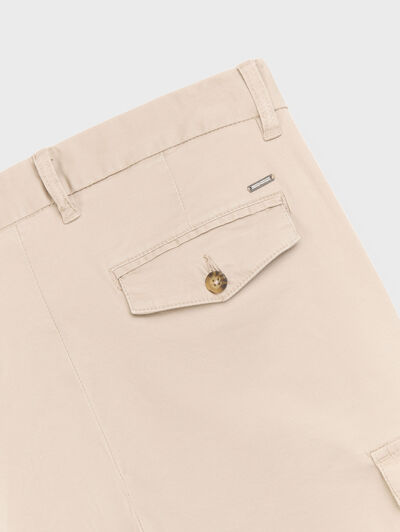 PANTALON CARGO BEIGE