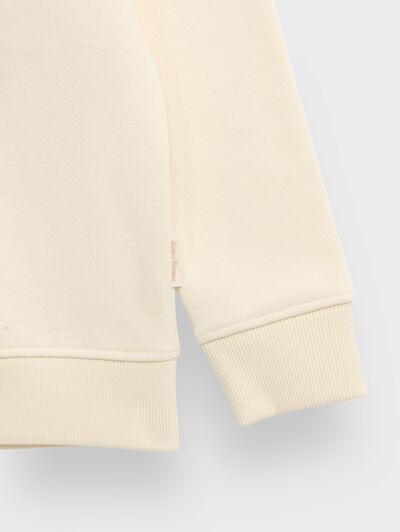 SUDADERA RACE KIDS BEIGE