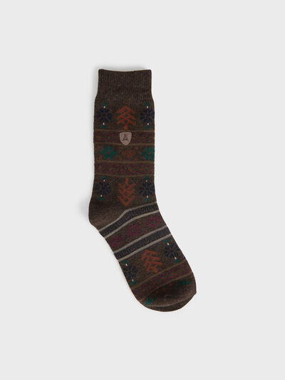 CALCETINES SET ALPINO KIDS MARR&Oacute;N