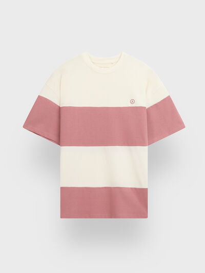 CAMISETA STRIPES ROJO
