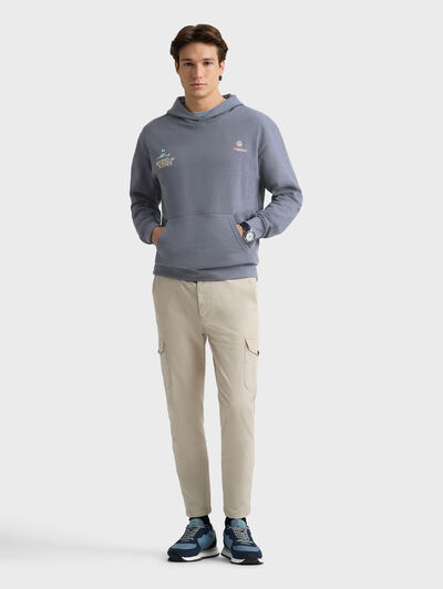 SUDADERA POPCORN AZUL MARINO