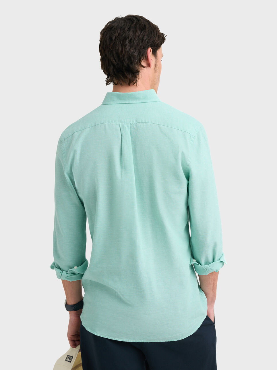 CAMISA LINO C.BOTON