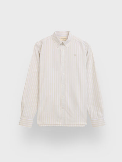 CAMISA OXFORD STRIPES VERDE