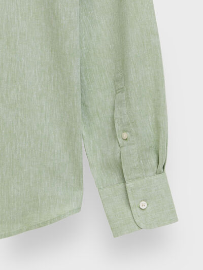 CAMISA LINO ALEX VERDE