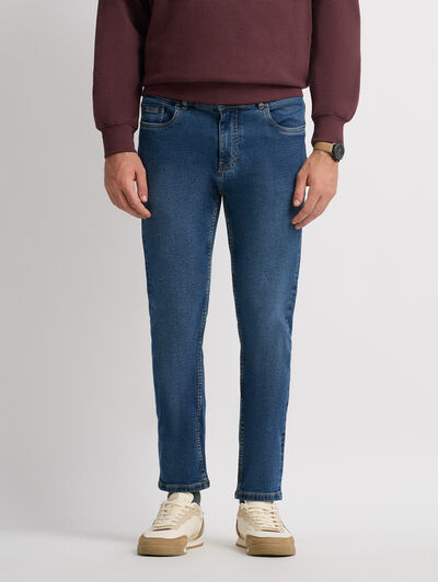 DENIM LUCKY SLIM AZUL MARINO