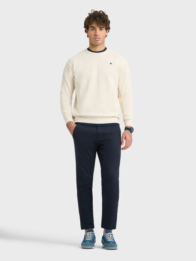 SUDADERA BASICA BEIGE