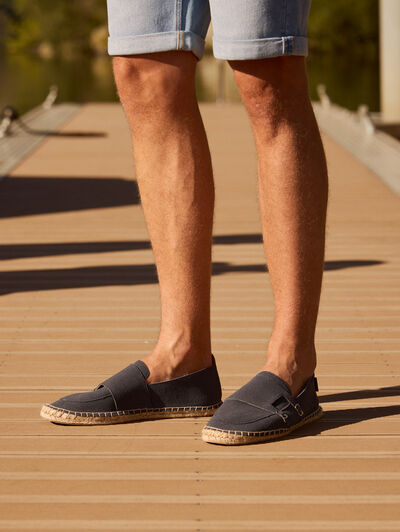 ESPADRILLES HEBILLAS AZUL MARINO