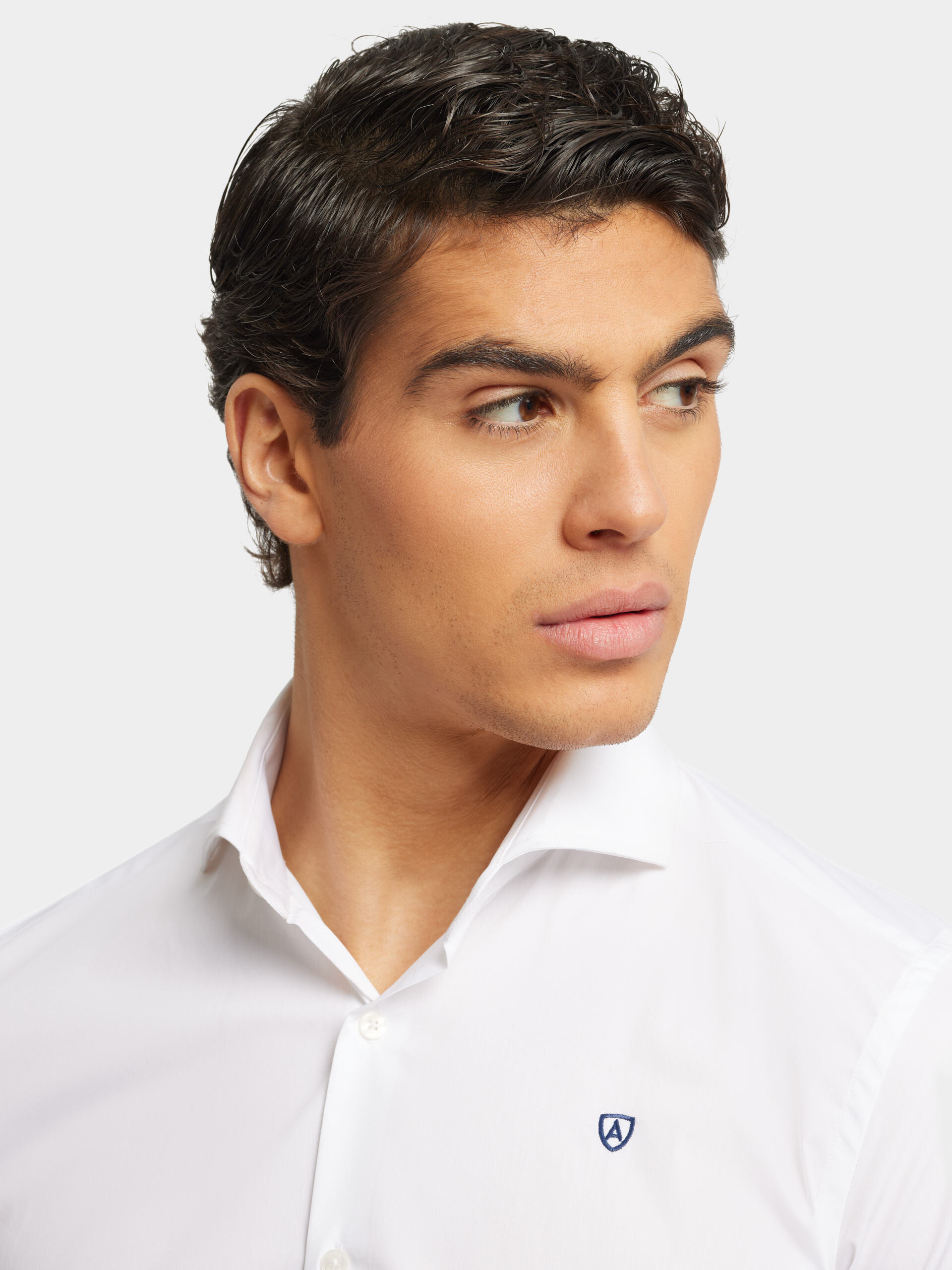 CAMISA COMFORT FIL A FIL BLANCO