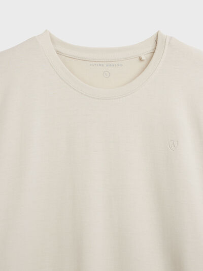 CAMISETA MELANGE CRUDO