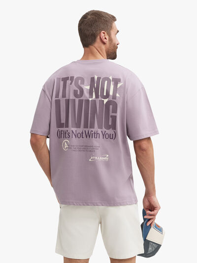 CAMISETA LIVING BURDEOS