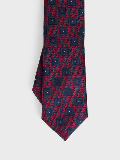 CORBATA JACQUARD MF KIDS BURDEOS