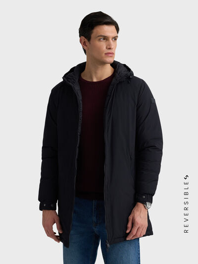 PARKA RATCHED AZUL MARINO