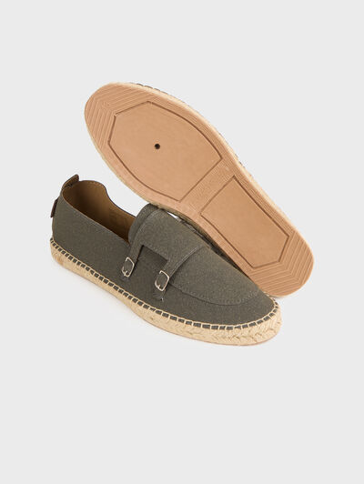 ESPADRILLES HEBILLAS VERDE