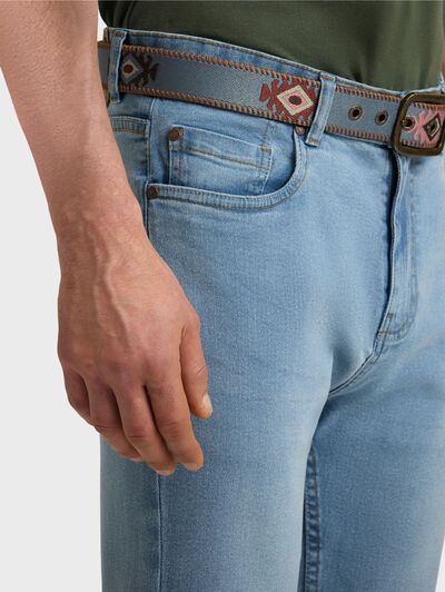 PANTALON LUCKY SLIM AZUL