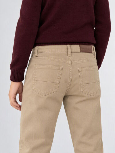PANTALON 5 POCKETS KIDS CAMEL