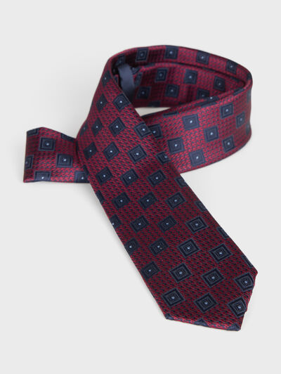 CORBATA JACQUARD MF KIDS BURDEOS