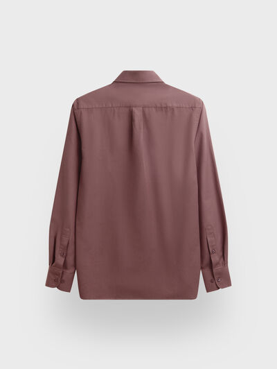 CAMISA TWILL PEACH VIOLETA