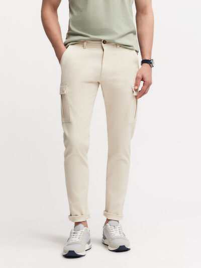 PANTALON CARGO ELVIS CRUDO