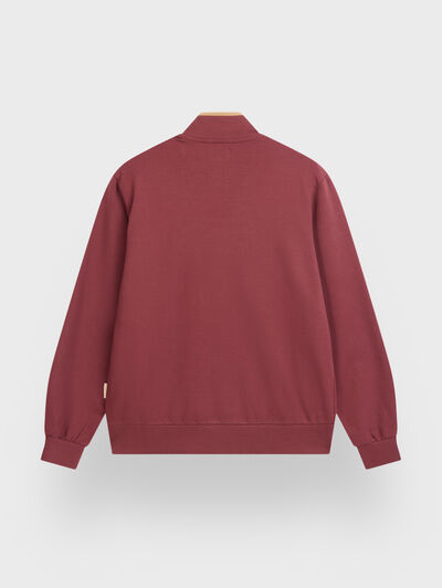 SUDADERA CONTRAST BURDEOS