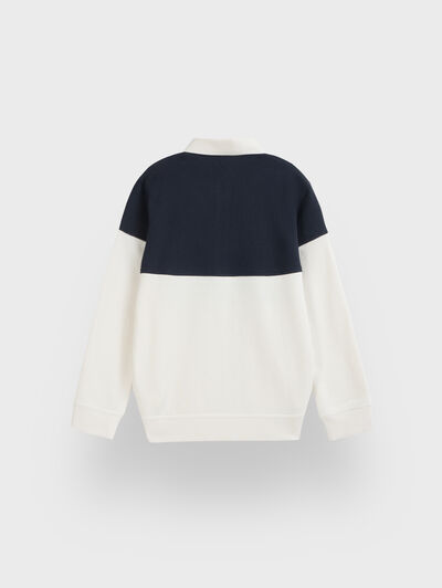 SUDADERA POLO ARTISTIC KIDS AZUL MARINO